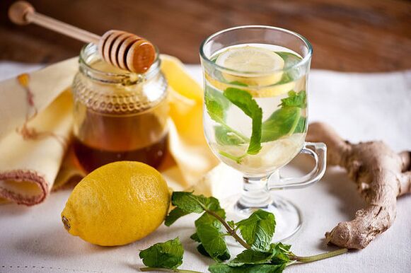 Men's healthy ginger tea